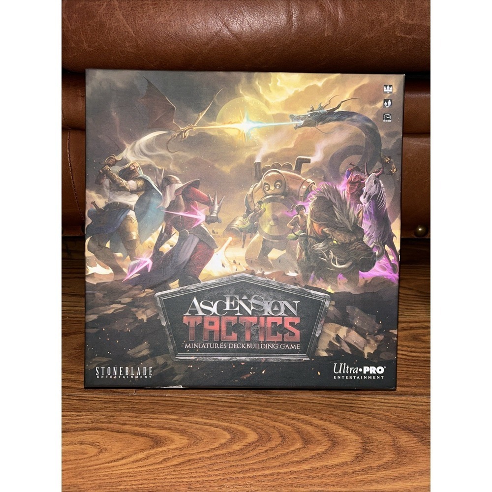 Ascension Tactics + Neoprene Game Mat: Miniatures Deckbuilding Game: Stoneblade